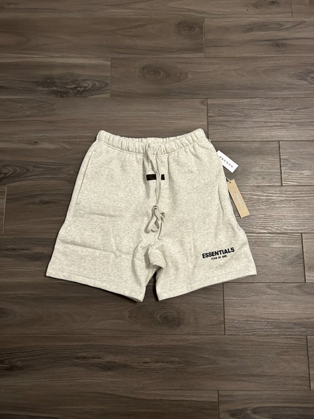 Essentials Fear of God Light Oatmeal Shorts Brand New